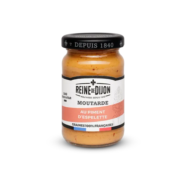 Reine de Dijon Moutarde piment d'Espelette