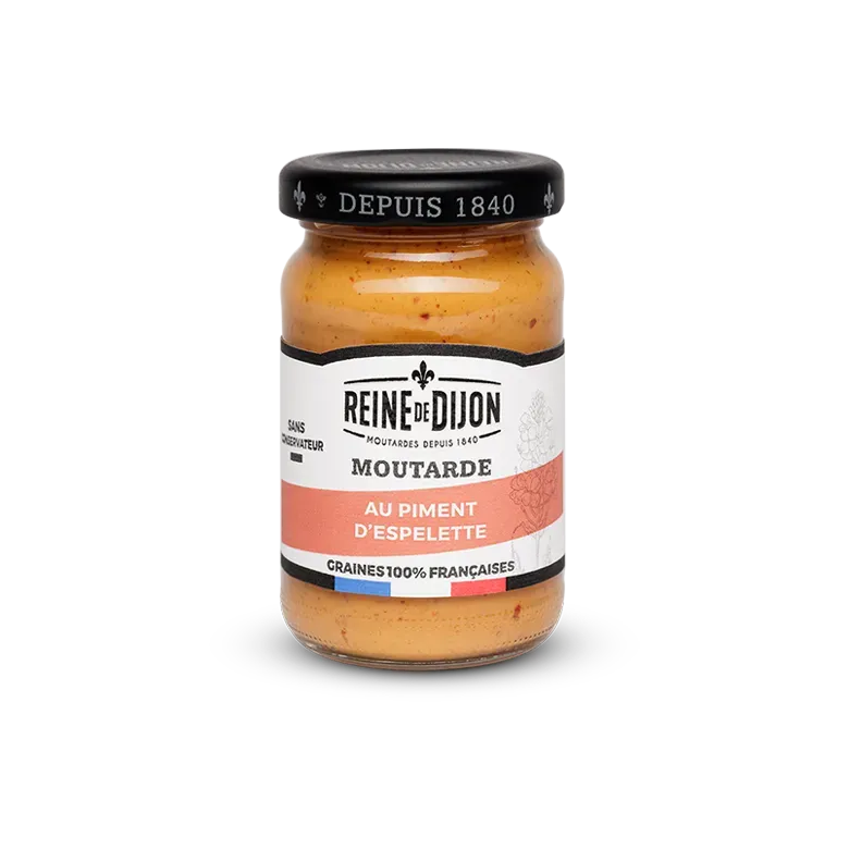 Reine de Dijon Moutarde piment d'Espelette