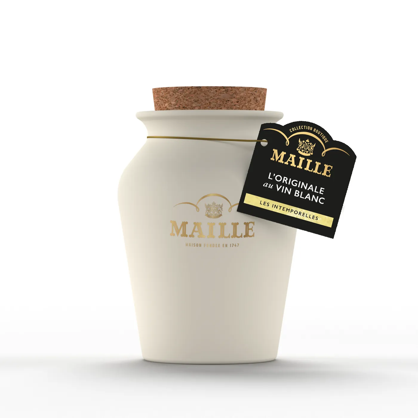 Maille L'Originale moutarde vin blanc pot grès