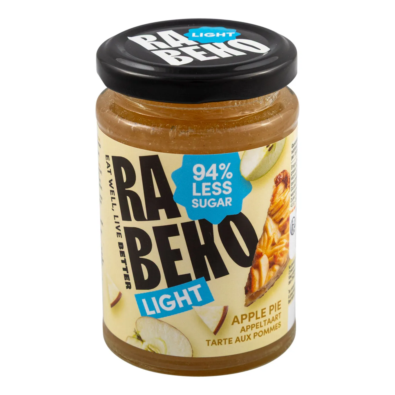 Rabeko Light confiture tarte aux pommes cannelle 6x230g
