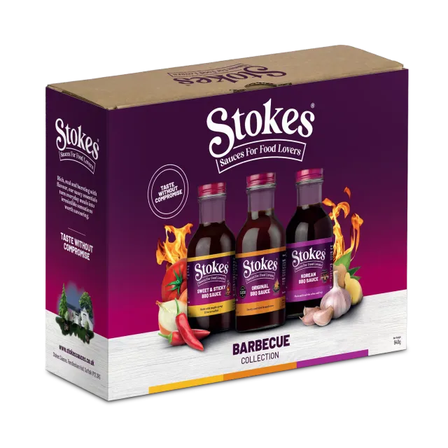 Stokes Barbeque Collection coffret 3 sauces barbecue