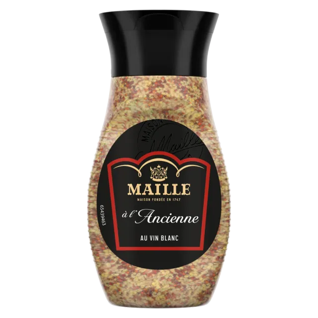 Maille à l'Ancienne moutarde vin blanc flacon 260 g