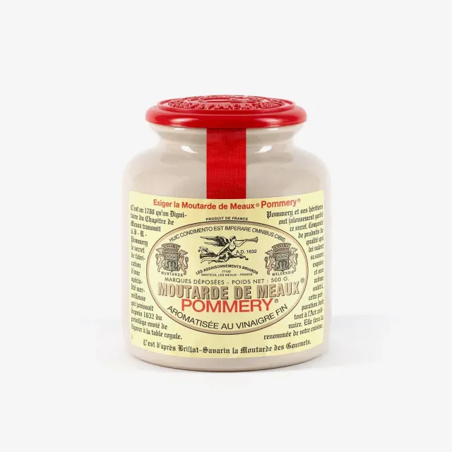 Pommery Meaux Moutarde de Meaux grains 500g douce