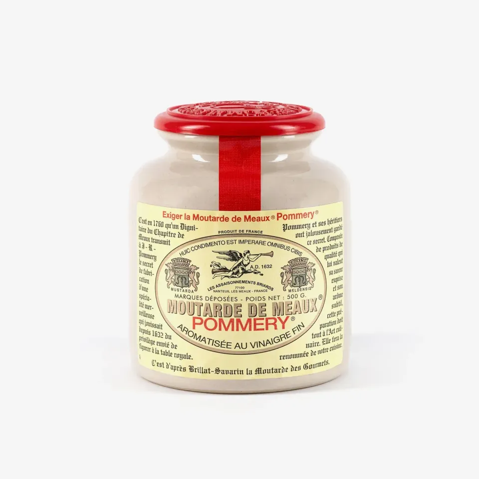 Pommery Meaux Moutarde de Meaux grains 500g douce
