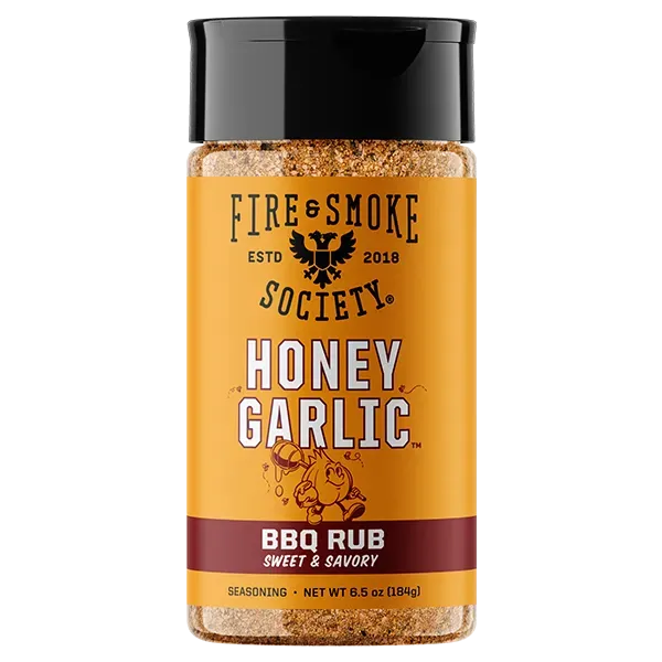 Fire Smoke Society Honey Garlic assaisonnement 6.5 oz miel