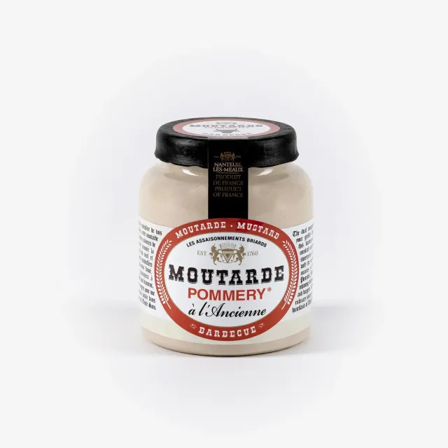 Pommery Barbecue Moutarde grains 100g miel pimenton