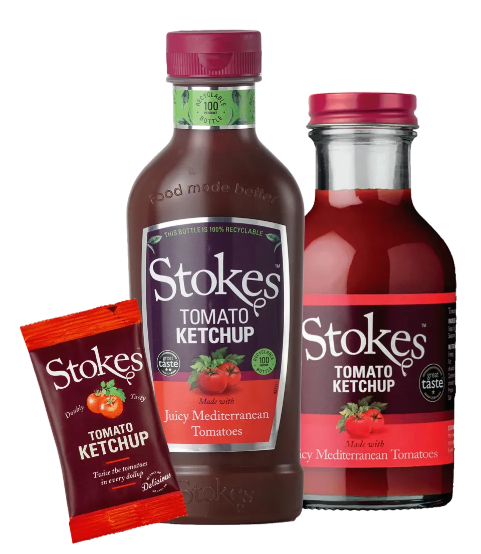 Stokes Real Tomato ketchup tomates mûres