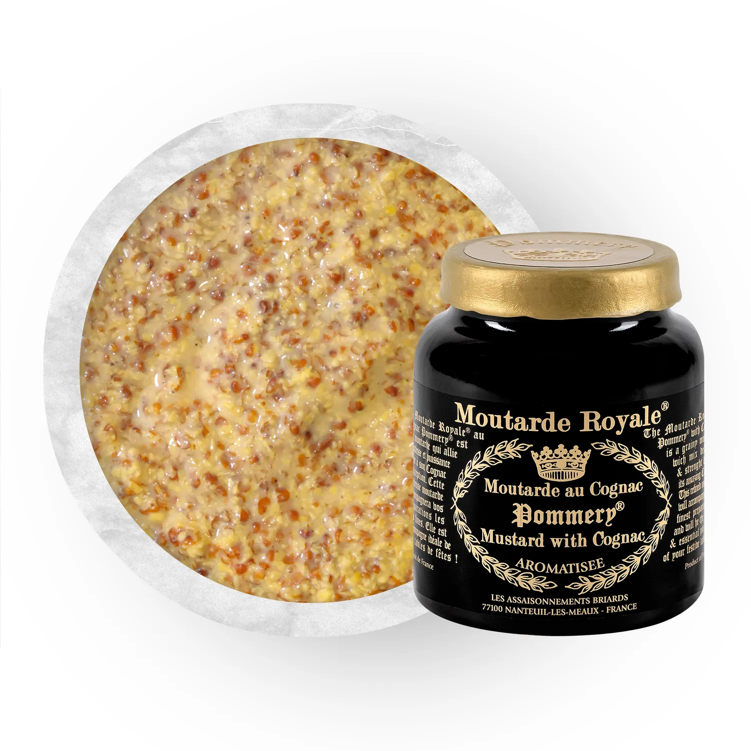Pommery Royale Moutarde au Cognac grains 100g épicée