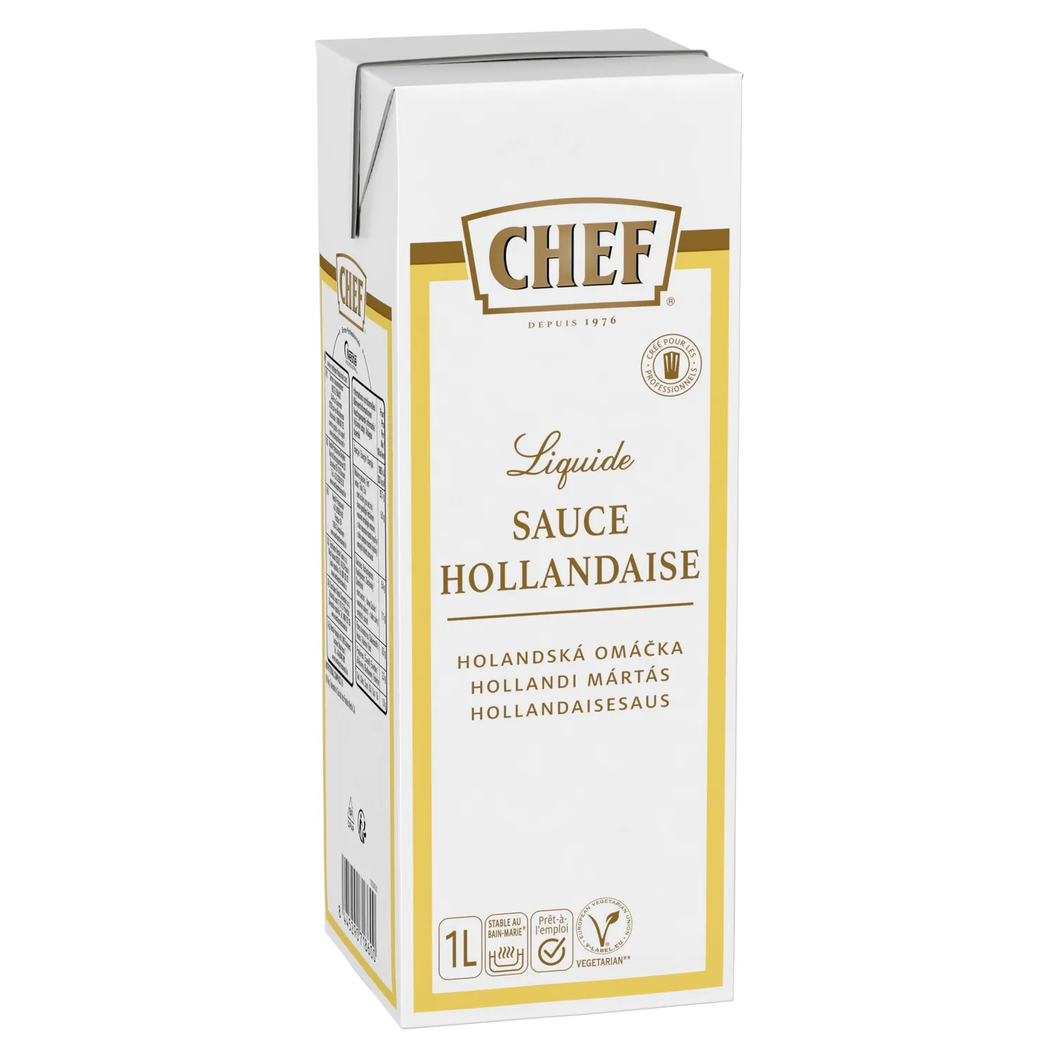 CHEF Sauce Liquide Hollandaise sauce brique 1L citron