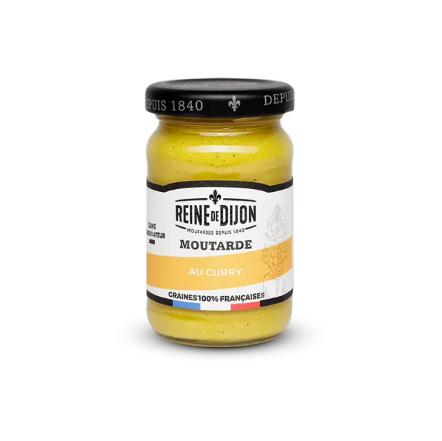 Reine de Dijon moutarde au curry relevée
