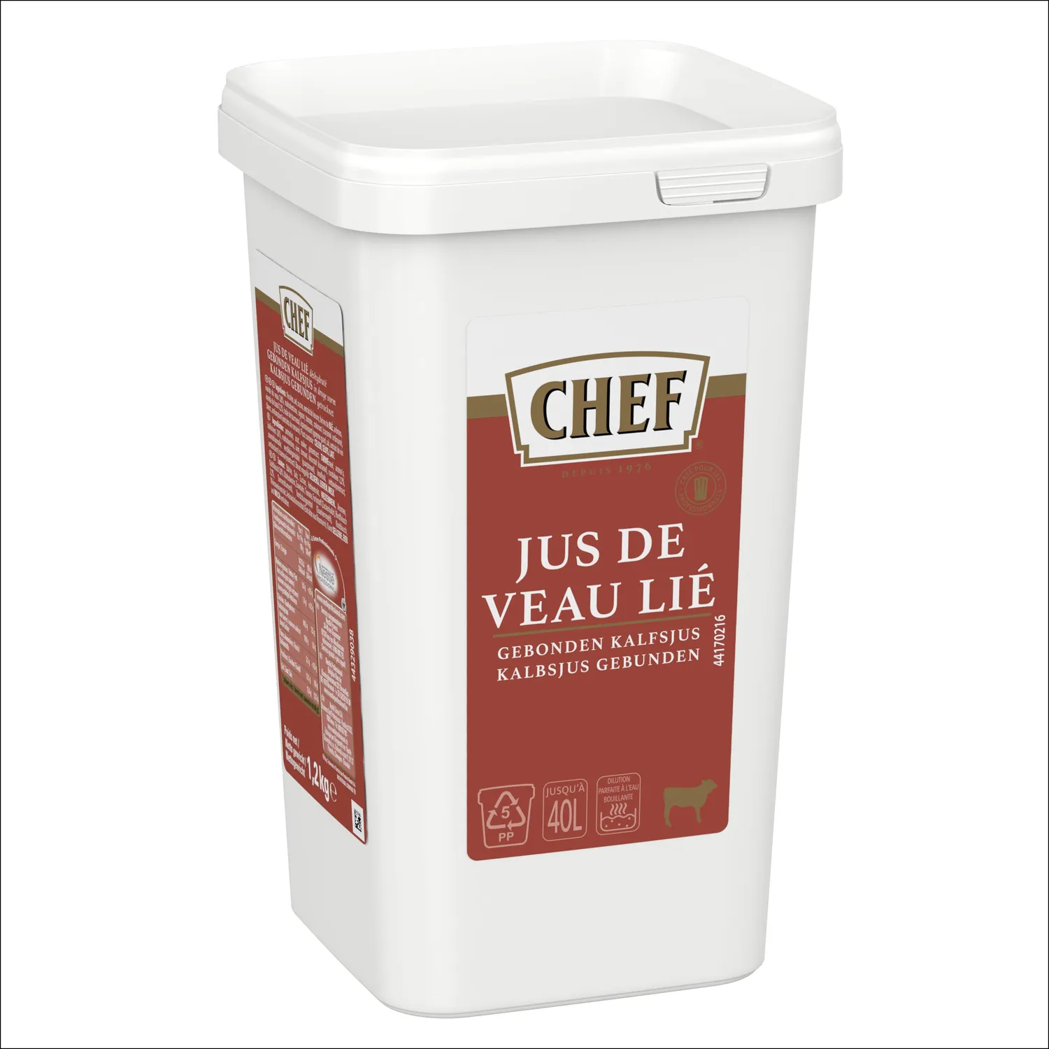 CHEF Jus de Veau Lié jus déshydraté 1,2kg
