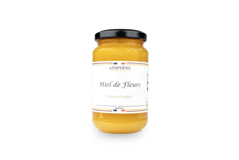 Apisphere Miel de Fleurs du Périgord crémeux 500g