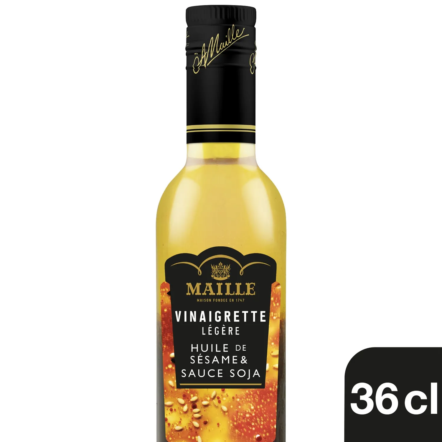 Maille Sésame Soja vinaigrette 360ml graines torréfiées