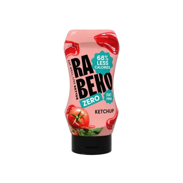 Rabeko Zero ketchup sans sucre allégé