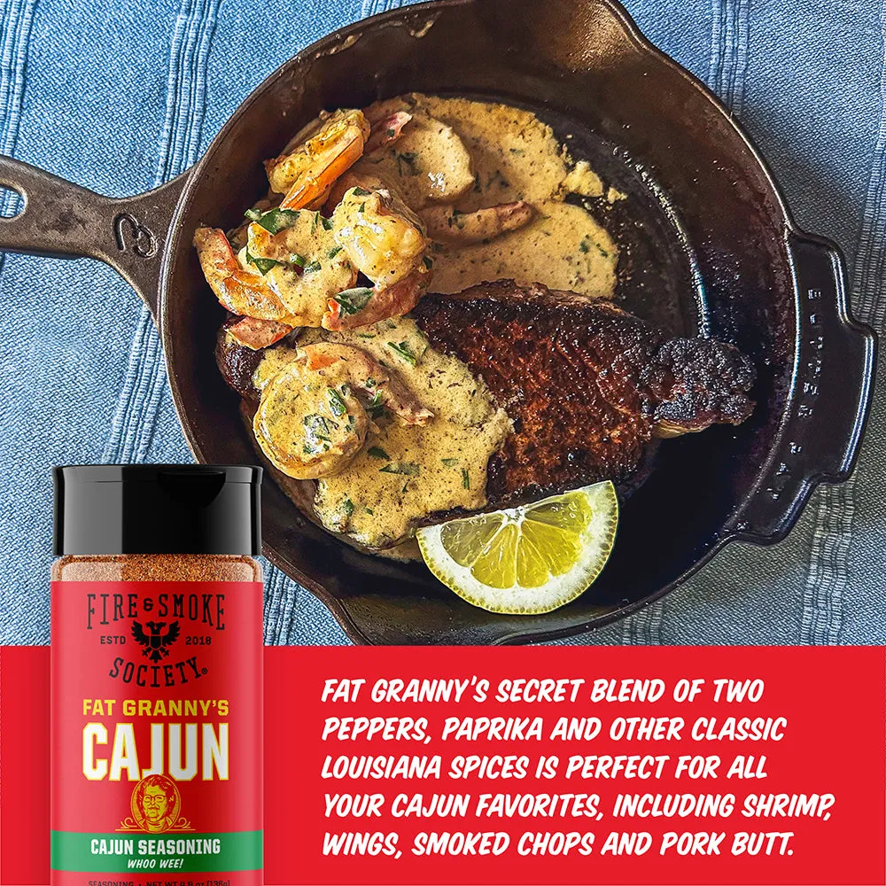 Fire Smoke Society Fat Granny's rub cajun steak 4.8 oz
