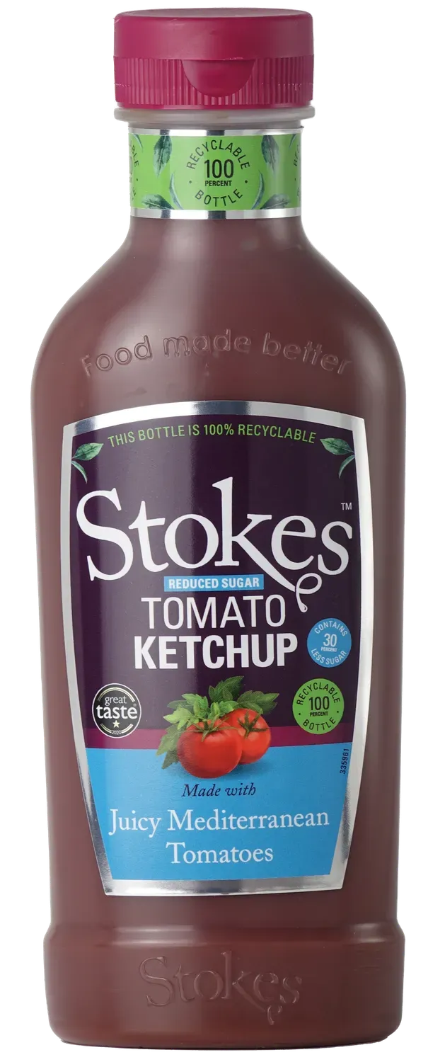 Stokes Reduced Sugar ketchup tomate allégé