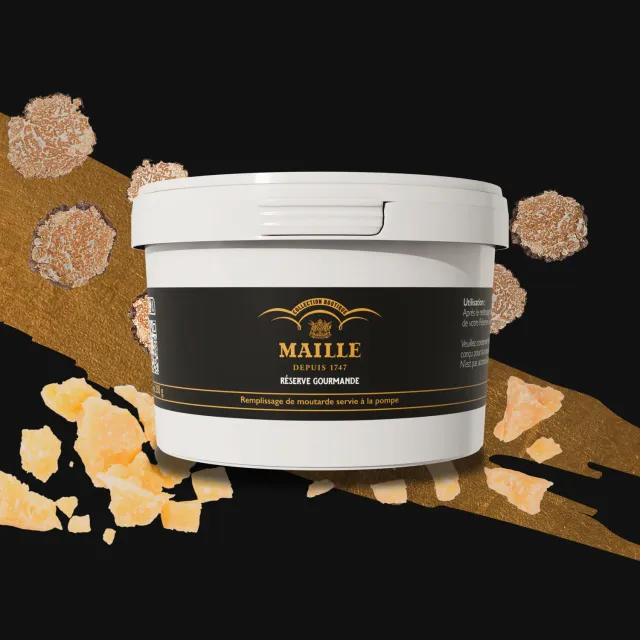Maille Réserve Parmesan Truffe Blanche Alba 125g