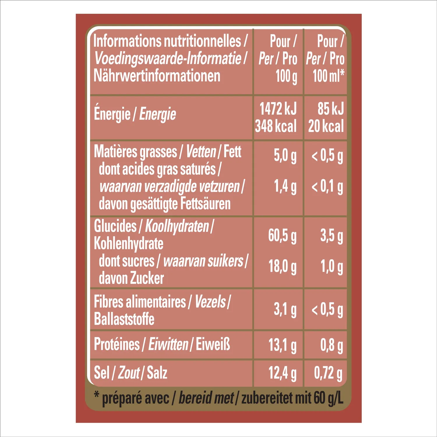 CHEF Jus de Veau Lié jus déshydraté 1,2kg