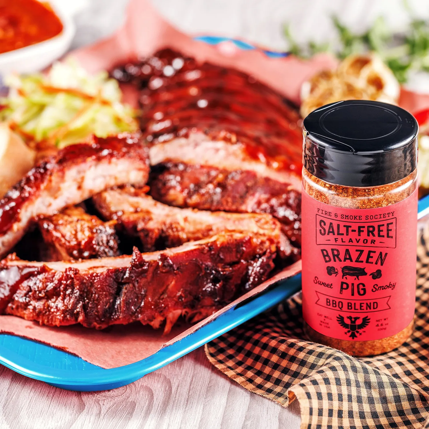 Fire Smoke Society Brazen Pig rub sans sel 4.6 oz