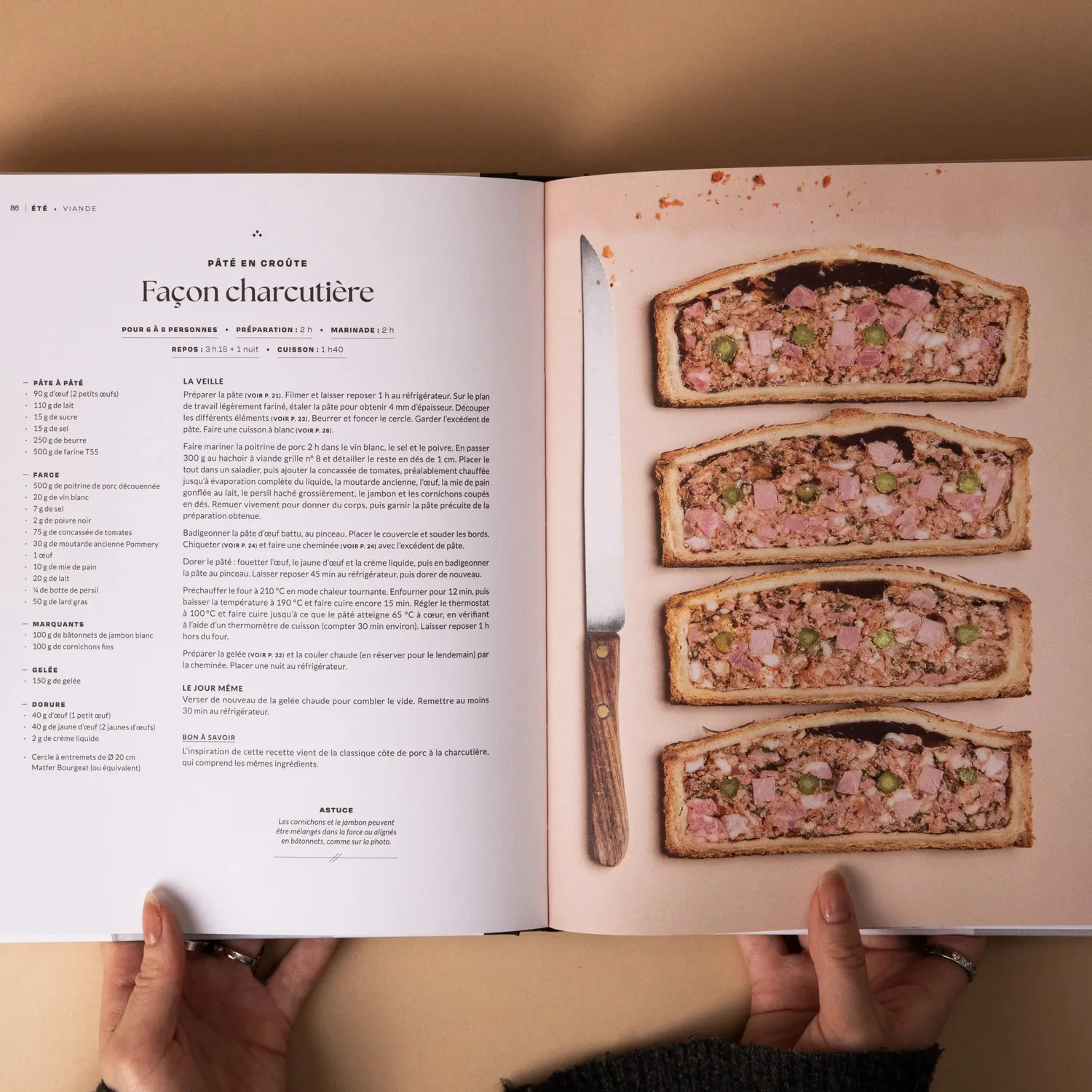 Pommery L'art du pâté en croûte livre 60 recettes 2023