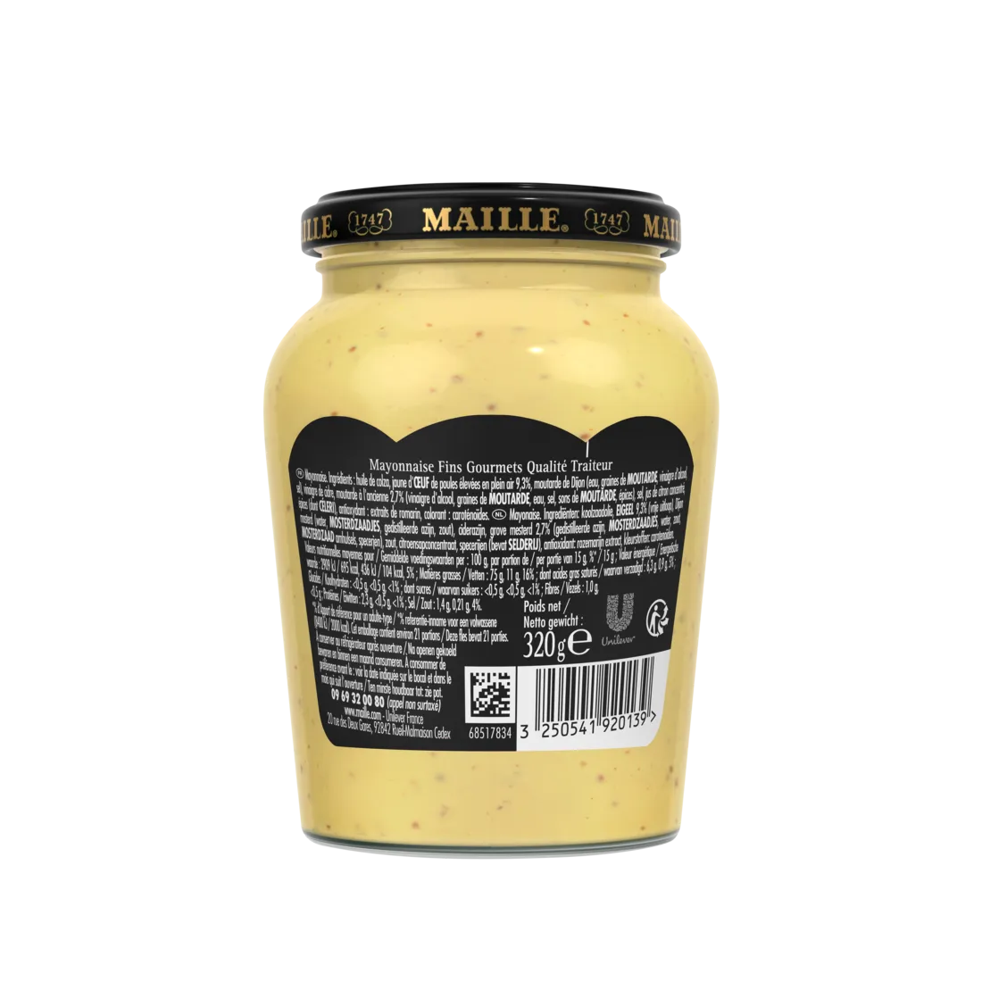 Maille Fins Gourmets mayonnaise qualité traiteur onctueuse 320 g