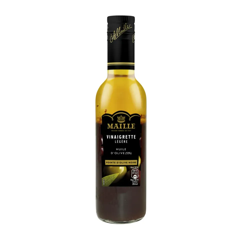 Maille vinaigrette légère huile d’olive noire 36 cl