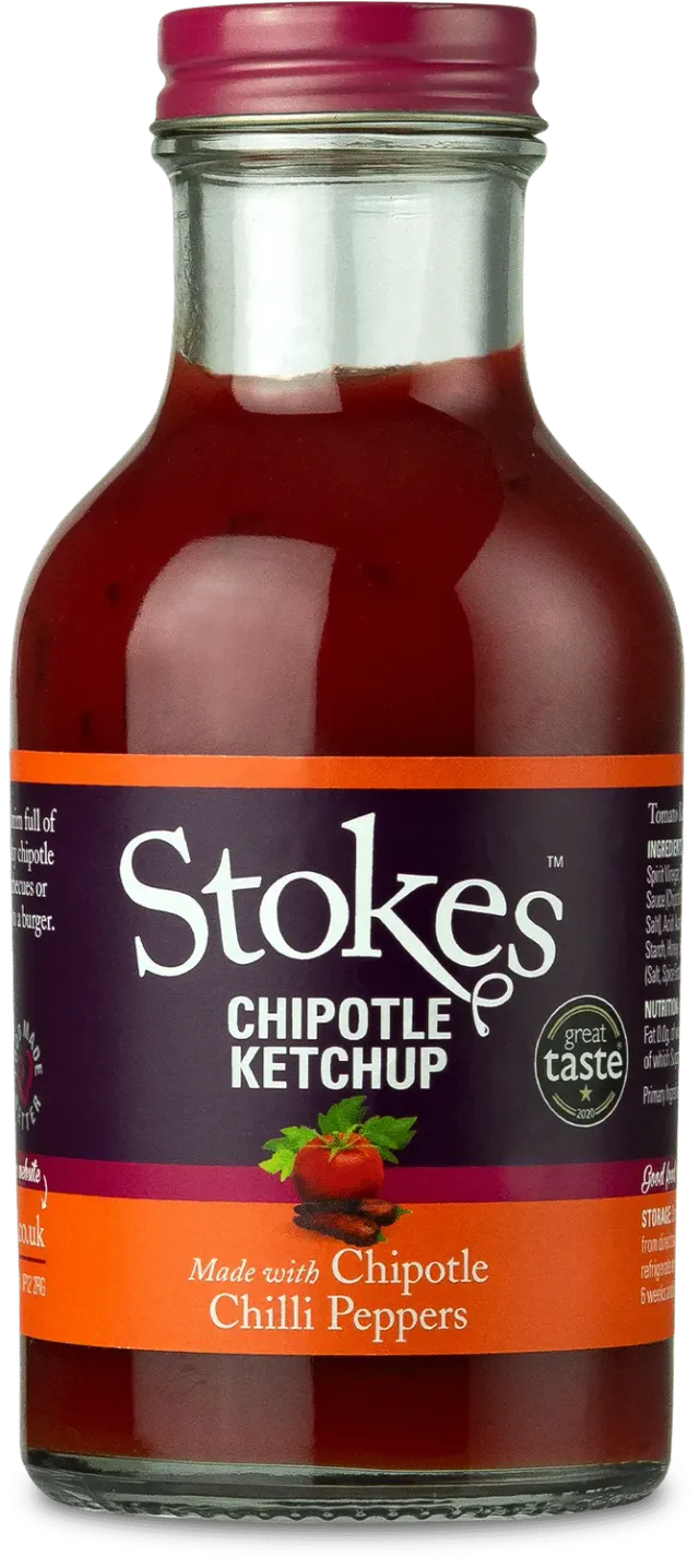 Stokes Chipotle Ketchup sauce tomate fumée