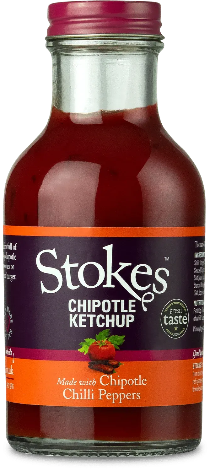 Stokes Chipotle Ketchup sauce tomate fumée