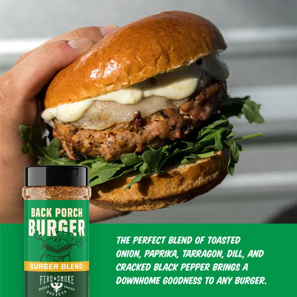 Fire Smoke Society Burgers & Fries bundle épices lot 4 burger