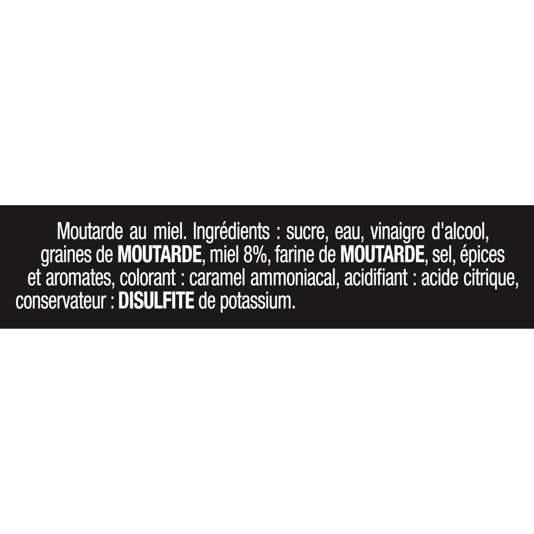 Maille Moutarde au Miel flacon souple 285g douce