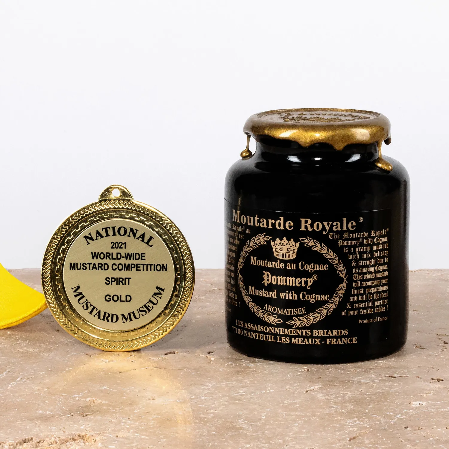 Pommery Royale moutarde au cognac 250g en grains