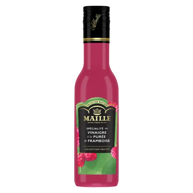Maille vinaigre purée de framboise fruité bouteille 250 ml