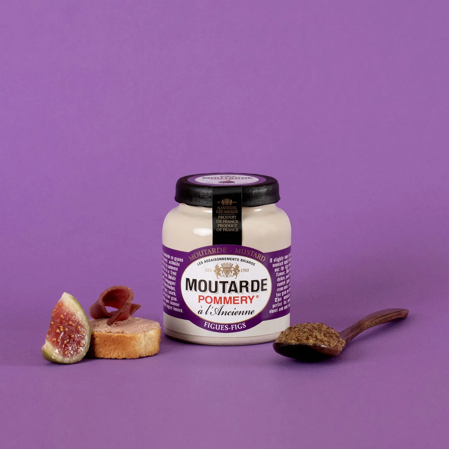 Pommery aux figues moutarde 100g douce