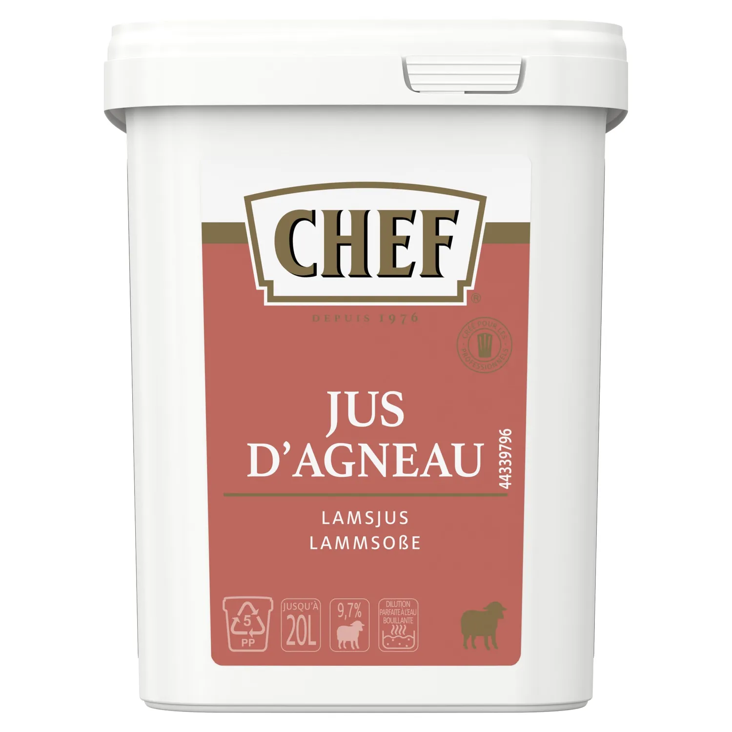 CHEF Jus d'Agneau jus déshydraté 600g