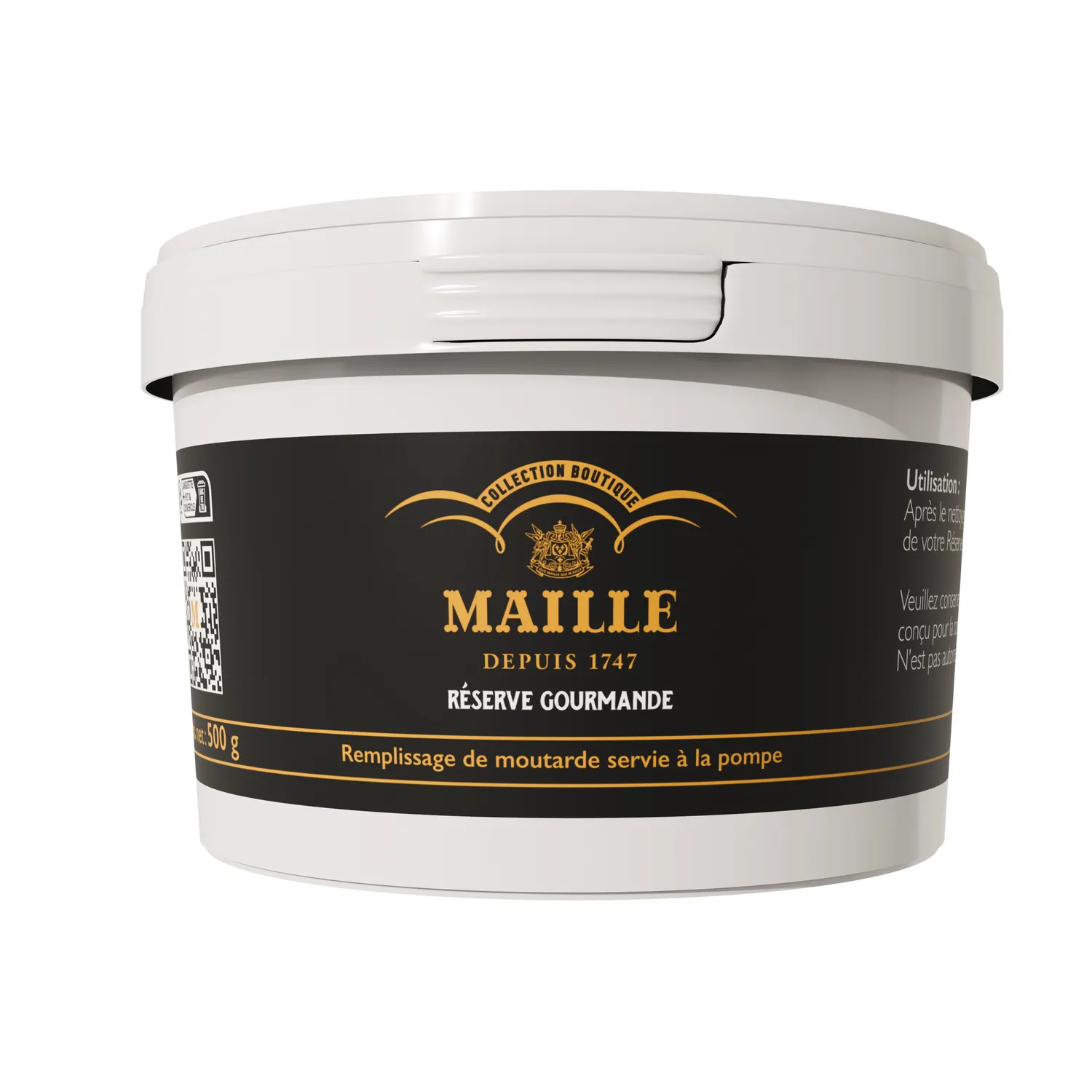 Maille Réserve Gourmande Moutarde Chardonnay Truffe Noire 125g