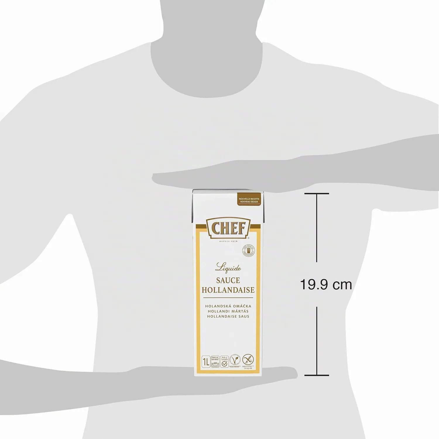 CHEF Sauce Liquide Hollandaise sauce brique 1L citron