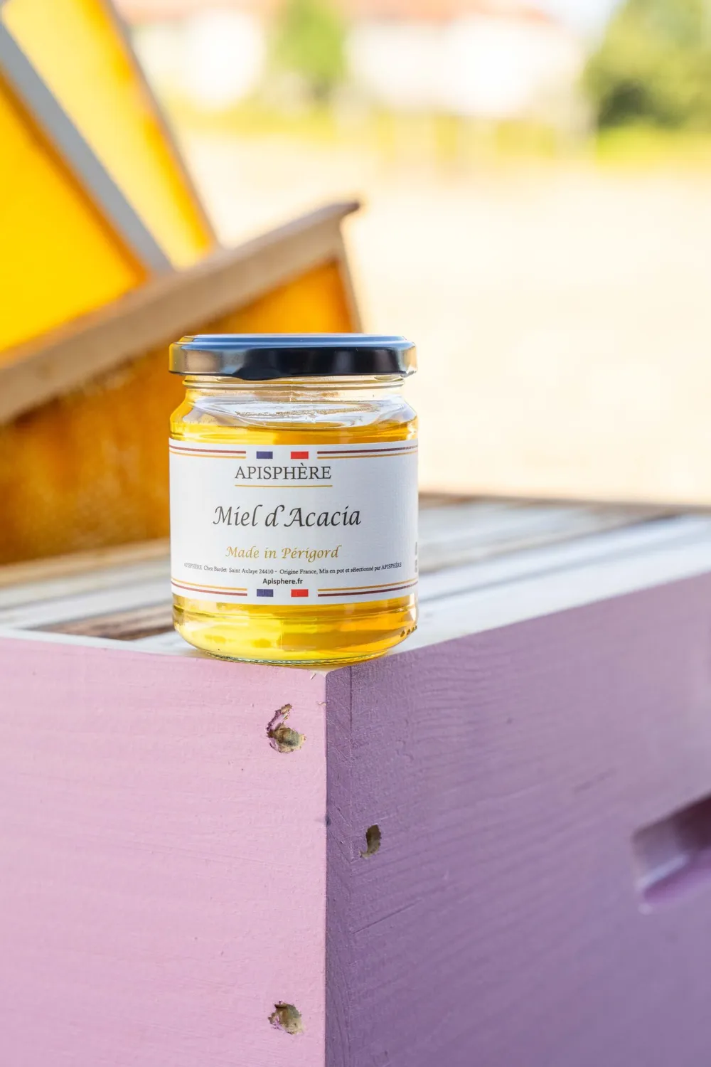 Apisphere Miel d’Acacia du Périgord liquide et doux
