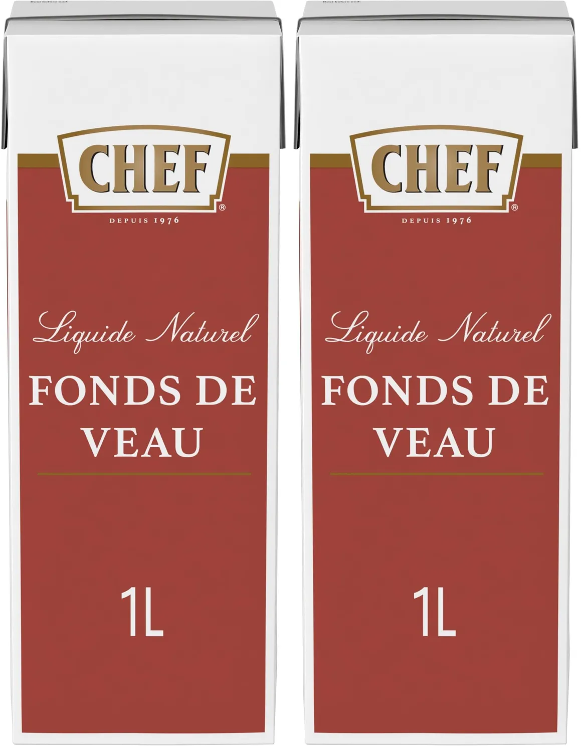 CHEF Demi-Glace Naturelle bœuf fond liquide 1L