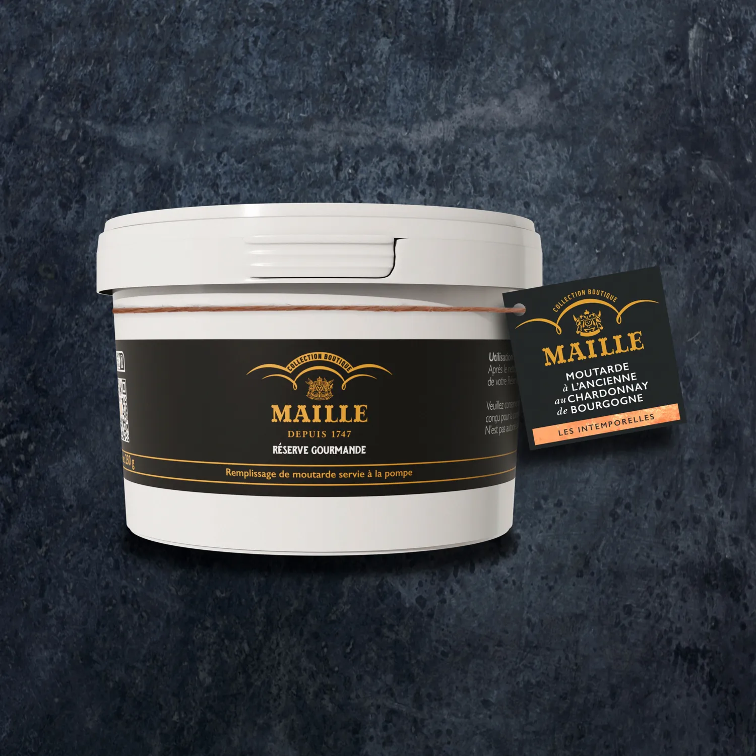 Maille Réserve Gourmande Ancienne Chardonnay moutarde 125g douce