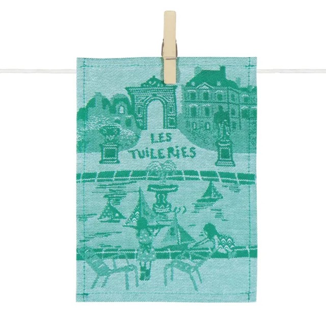 Maille Tuileries Para Tapas protège-plat coton vert 15 cm