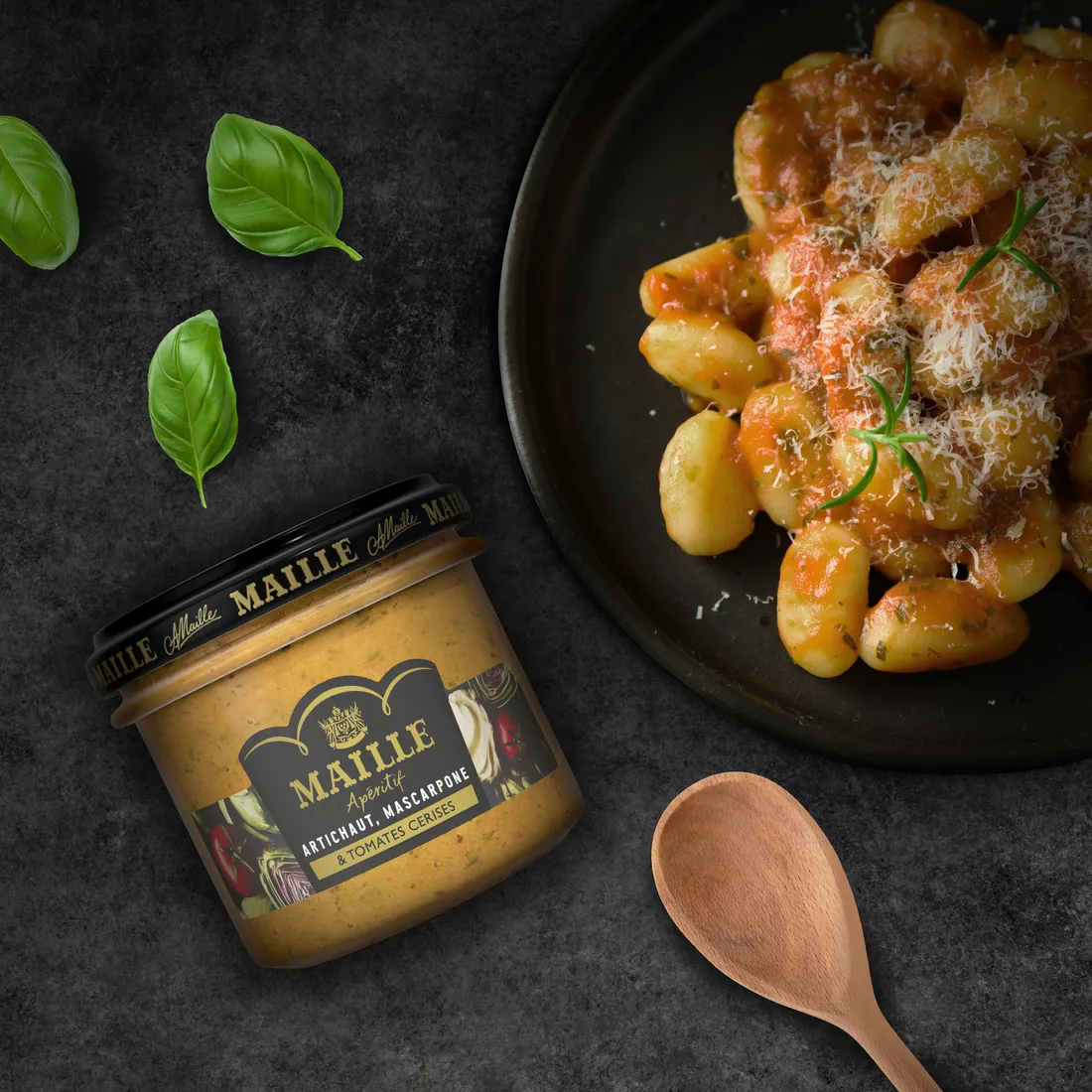 Maille Apéritif Artichaut Mascarpone Tomates Cerises tartinade 95g onctueuse