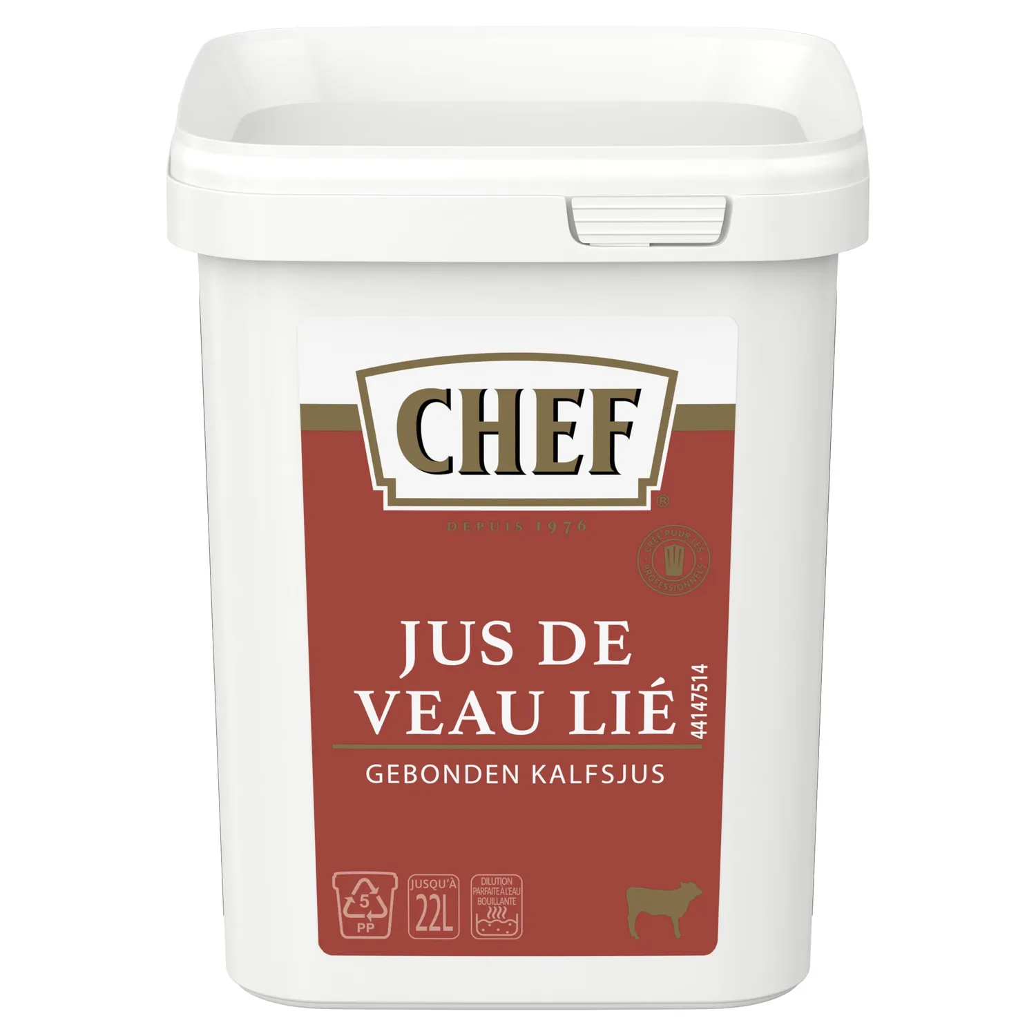 CHEF Jus de Veau Lié jus déshydraté 660g