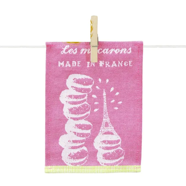 Maille Para Tapas Macarons serviette coton Moutet