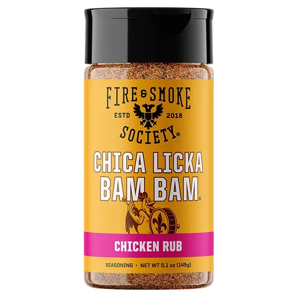 Fire Smoke Society Chica Licka Bam Bam rub poulet 5,1 oz cajun