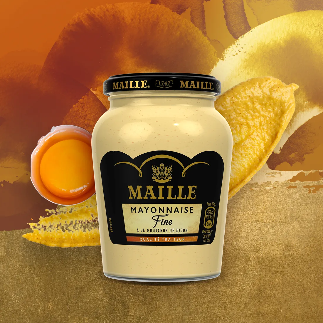 Maille Traiteur mayonnaise fine Dijon 320g
