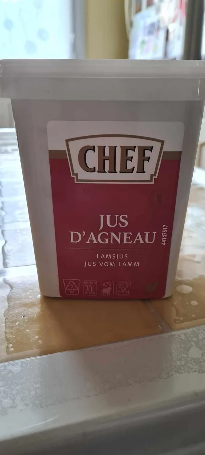 CHEF Jus d'Agneau jus déshydraté 600g