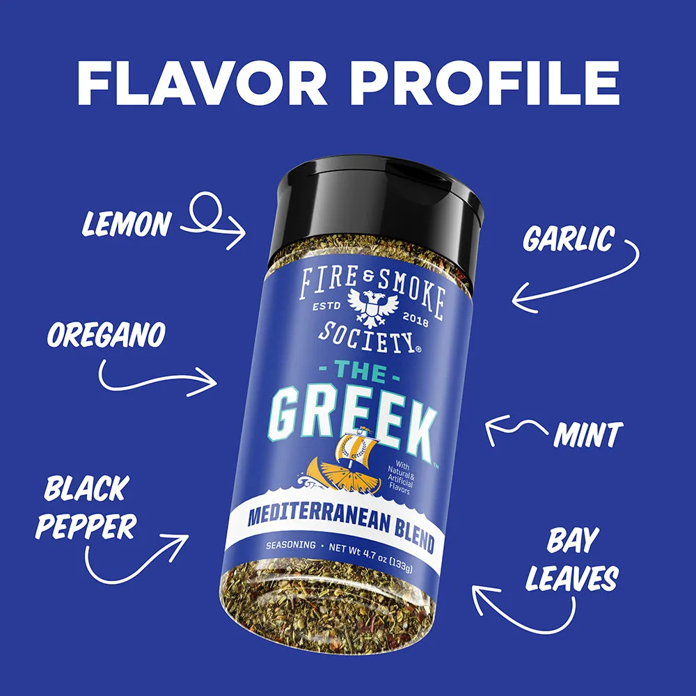 Fire Smoke Society The Greek rub origan citron M