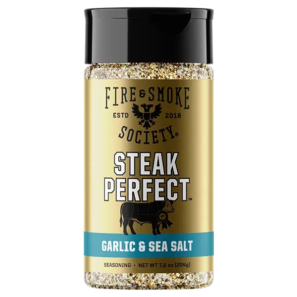 Fire Smoke Society Steak Perfect assaisonnement steak sel poivre