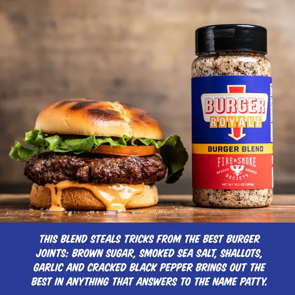 Fire Smoke Society Burgers & Fries bundle épices lot 4 burger
