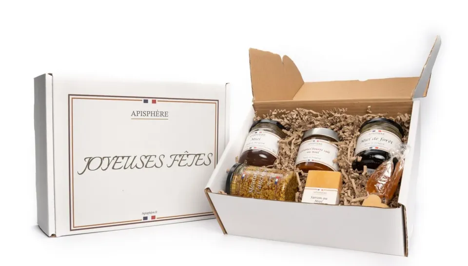Apisphere Coffret Vide Noël à remplir carton